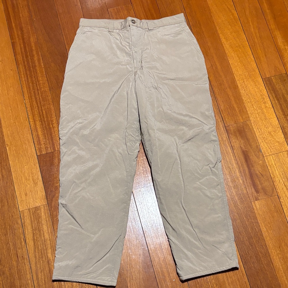 L.L. Bean Men's insulated Khaki Chinos made in USA